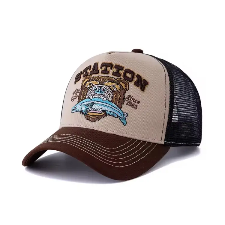 5 panel hat trucker 1