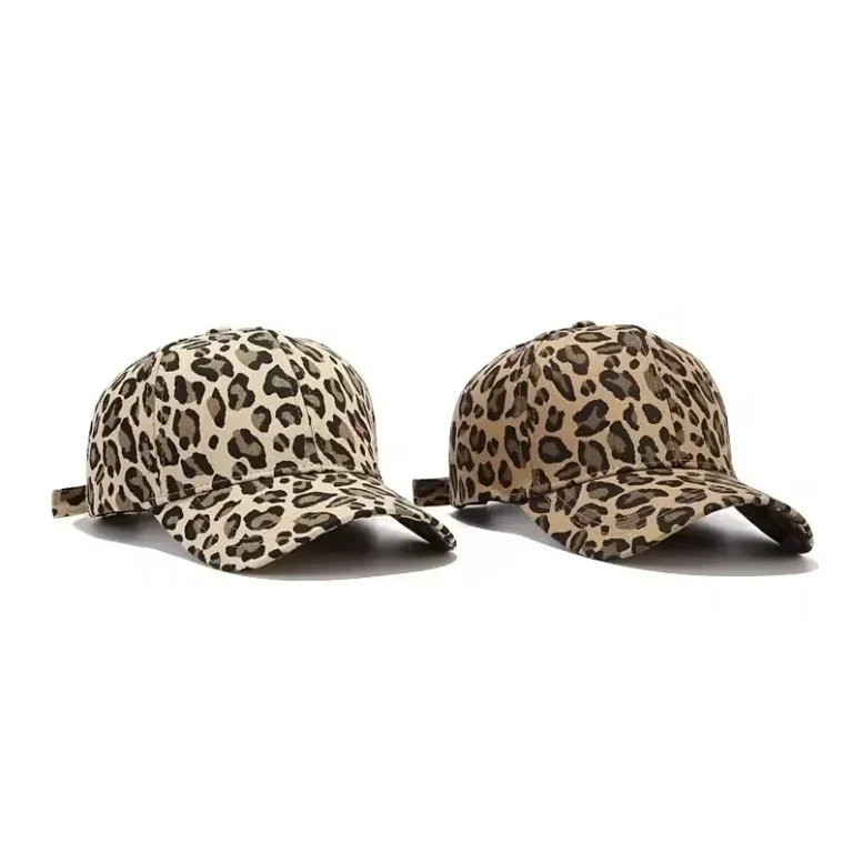 leopard print cap